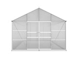 Green Fingers Greenhouse 6.03x2.44x2.68M Double Doors Aluminium Green House Garden Shed GH-ALU-C-603X244X268-AB