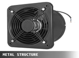 Industrial Ventilation Extractor Metal Axial Exhaust Commercial 12 inch Air Blower Fan 250MM opening V952-PQFJYNF-250-2T001V7