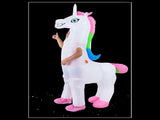 Giant Unicorn Fancy Dress Fan Inflatable Costume Suit V63-825781