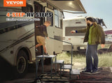 RV, 4-Step RV Stairs, 199.58KGS Load Capacity, Thickened Carbon Steel, With Handrail, Non-Slip V952-FCBTGDKHJG4JE8I22V0