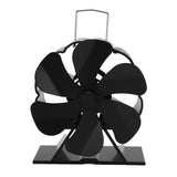 Wood Stove Fan Aluminum Alloy Portable Heat Powered Thermal Fan with Overheating Protection for V1294-YM0901-3114250082011