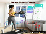 Everfit 2 in 1 Treadmill Electric Walking Pad Under Desk Home Gym Fitness 380mm Grey TMILL-380-PAD-GR