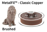 Copper-filled PLA based filament MetalFil 1.75mm Classic Copper 750 gram 3D Printer Filament V177-175METFIL-COP-0750