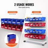 VEVOR Plastic Storage Bin, , Hanging Stackable Storage Organizer Bin, V952-DDWLX12G00006BTMBV0