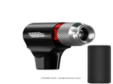 Black Portable CO2 Bike Tire Inflator with Nozzle - Quick Inflation for Road and Mountain Bikes V888-ELOSUNG340661