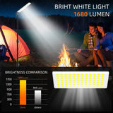 1.8m Telescopic Black Tripod LED Work Light for Camping and Outdoor Use V178-59156
