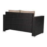 Harmony Haven Outdoor Sofa Set V264-OTF-525S-BRBGE-US-5PC