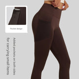 Comfortable Outdoor Sports Set-Black M Size Running Waist Belt and Black M Size High-Waisted Yoga V888-ELOSUNG53757