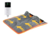 Electric Heated Foot Warmer for Men and Women, Feet Heating Pads Electric Feet Warmer with LCD V1192-AZ-W-0265