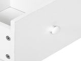 Levede Slim Bedside Table Nightstand Side End Table Storage Bedroom Cabinet NI1083-WH-AU