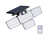 LED Solar Lights Outdoor 4 Adjustable Heads Motion Sensor Light 450LM 3 Modes Wide Angle Wall Light V1294-YM0523-3119210270711