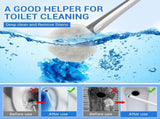 50PC Toilet Bowl Wands, Disposable Toilet Brush Heads, Wall Mounted Scrubber, Cleaner V1258-DP02-WO-199