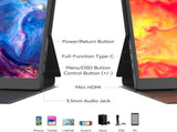 BENFEI 000451BK 15.6" FHD Portable Monitor USB-C HDMI IPS HDR Gaming Display w/ Speakers V28-ELEBEN000451BK