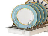 Pull Out Cabinet Organizer Stainless Steel Multifunctional Slide Out Shelves for Plates Kitchen V1294-YM0706-3118230198512