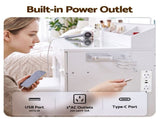 Artiss Dressing Table Makeup Vanity Desk Large LED Mirror 10 Drawers Power Outlet Hair Dryer Holder FUR-V-DRESS10-WH-ABC