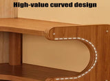 Kdkad 2-Tier Corner Desk Shelf 14x5 Inch Solid Wood Organizer for Kitchen/Bathroom/ice V1189-WXFWAL-20260326-02601