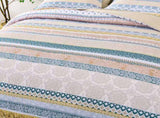 Luxe Loft Boho Quilted Comforter & Shams Trending 3Piece Set V745-MAB011078AJ3