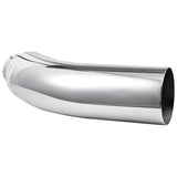 Elbow Exhaust Tip, 101.6mm Inlet, 152.4mm Outlet, 584mm Overall Length, Chrome Turn Down Exhaust Tip V952-PQWGZWGRK4IN0RPH2001V0