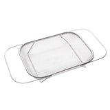 Stainless Steel Sink Basket Telescopic Vegetable Wash Basin Rack Multi-functional Tableware Bowl V1366-AZ2-W-16079
