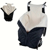 Winter Elderly Wheelchair Heating Blanket Windproof & Fleece-Lined, Ideal for Both Outings and V1232-LYBNT004