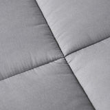 DreamZ Mattress Topper Bamboo Fibre King Single MT1002-BAMCHAR-KS-GY