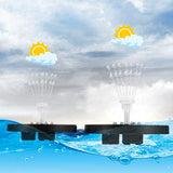 Pool Fountain with Lights Electric Floating Outdoor Waterfall Water Fountain Pump for Small Ponds, V1369-AZ3-W-03537