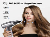 Turbine Engine Fan, Portable Rechargeable Wireless Blow Dryer, USB Rechargeable Hair Dryer, 4 Levels V1192-AZ-W-11157