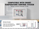 2-Branch Heat Manifold, 1/2" PEX Tubing Manifold, Stainless Steel PEX Manifold for Hydronic V952-DRFSQBXG2HLG7E0T8V0