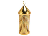 Gold Wind Lamp Handmade Retro Hollow Wind Lamp Iron Lantern for Wedding Party Decoration L V1294-YM0901-3115250011713