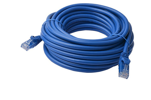 8WARE Cat6a UTP Ethernet Cable 40m Snagless Blue V177-L-CB8W-PL6A-40BLU