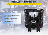 Air-Operated Double Diaphragm Pump 24 GPM 1 Inch Inlet And Outlet V952-YBGMBQBY4-25LF461V0
