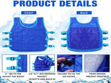 Adjustable Sleeveless Polyester, Fishing Vest V1366-AZ2-W-16193