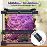 30cm Adjustable Reptile 5.0UVA UVB Lamps LED Light for Reptile Tanks Pet Lighting System V201-FBA0530BL8AU