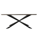 Dining Delight Rectangular Table and Navy Velvet Chairs Dining Set V264-DNT-411C-DGR-DNC-414V-BLU-6