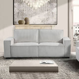 Reno 3 Seater Sofa Beige Colour Fabric Upholstery Wooden Structure Knock Down Feature In Back & Arms V43-SOF-RNO-BG