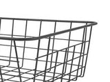 Freezer Basket Rust Proof Large Capacity Iron Storage Bin for Refrigerator Fruits Snacks Drinks 2pcs V1294-YM0901-3117230240511