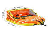 Towable for Boating, 1-3 Riders Inflatable Boats and Towables, 510lbs Water Sport Towable V952-CQTL2SFDX3R0W43OPV0
