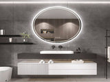 Interior Ave - 80cm Round Frameless LED Bathroom Mirror V355-IA-RWM-80