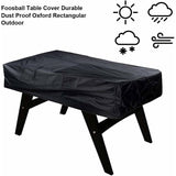 Heavy Duty Oxford Foosball Table Cover Waterproof Anti-Uv Dustproof Black 16311548Cm V1188-MS-227-2341