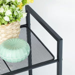 SONGMICS Bathroom Shelf 5-Tier Storage Rack with Adjustable Shelf Black V227-8498263000990