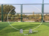 2M White Wedding Hoop Arch Metal Flower Ring Display Frame Balloon Circle Rack Backdrop for Wedding V985-WEDDINGHOOPNEW