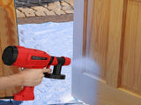 Paint Sprayer, Adjustable Nozzle Paint Sprayer with 1000ml Detachable Container, 2 Nozzles Fence, V1366-AZ2-W-09805
