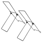 Garden Solar Panel Stand 2-Pack, Foldable Steel Bracket for Outdoor Solar Panels V1366-AZ2-W-17747