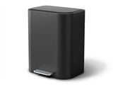 Cefito Kitchen Trash Can 40L Pedal Bins Rubbish Bin Steel with Soft Close Lid, Removable Inner RB-40L-1C-BK