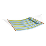 Double Quilted Fabric, 12 FT Double with Hardwood Spreader Bars, 2 Person Quilted V952-HFDCBDZJYZXT01Q05V0