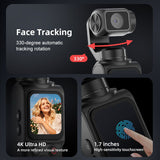 AT-M105 Pocket Gimbal Vlog Camera, 4K HD Handheld Video Camerapink64GB V1300-ATM105-PINK-64GB