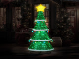Christabelle Large 2m Indoor Outdoor Tiered Christmas Tree with Lights SB411