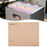 10 Pack Letter Size Suspension Hanging Folders, 12.129.4in Taupe Neutral File Organizer, 1/5 Cut V1366-AZ2-W-21379
