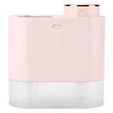 450ml Mini USB Humidifier High Capacity Double Spray Humidifier with Light for Bedroom OfficePink V1294-YM0523-3113210239112