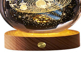 3D Crystal Ball Night Light Rechargeable Battery Soft Light Multifunction Crystal Ball Lamp with V1294-YM0901-3119240041111
